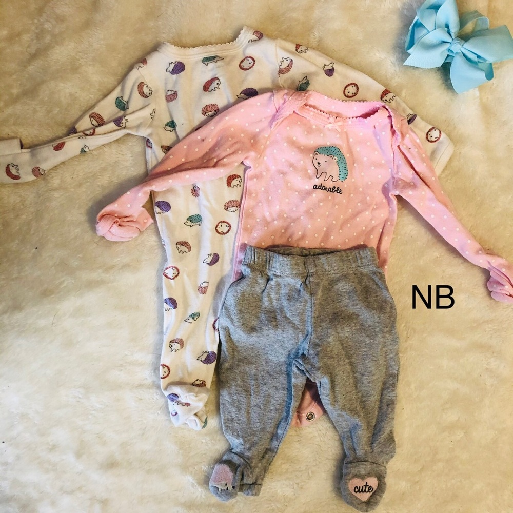 Three Piece Hedgehog Set 🦔